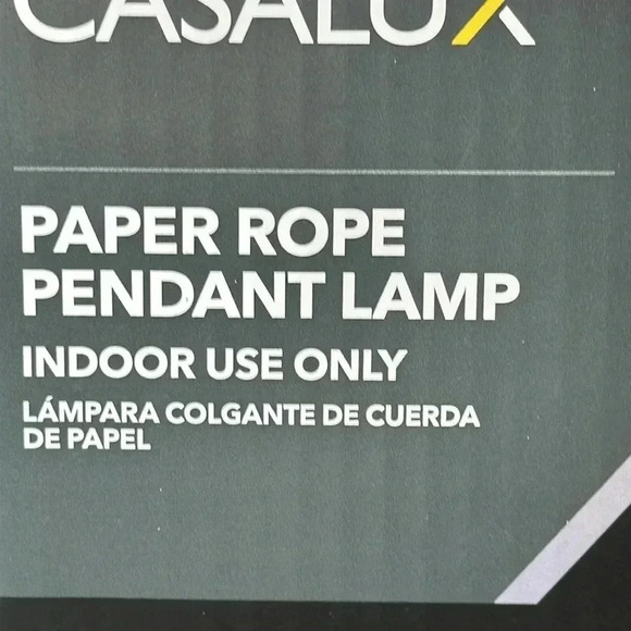 NIB casalux light paper rope pendant lamp indoor only - Picture 5 of 8